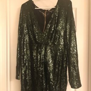 Green Sequin Dress